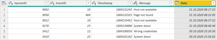 New column in datetime format